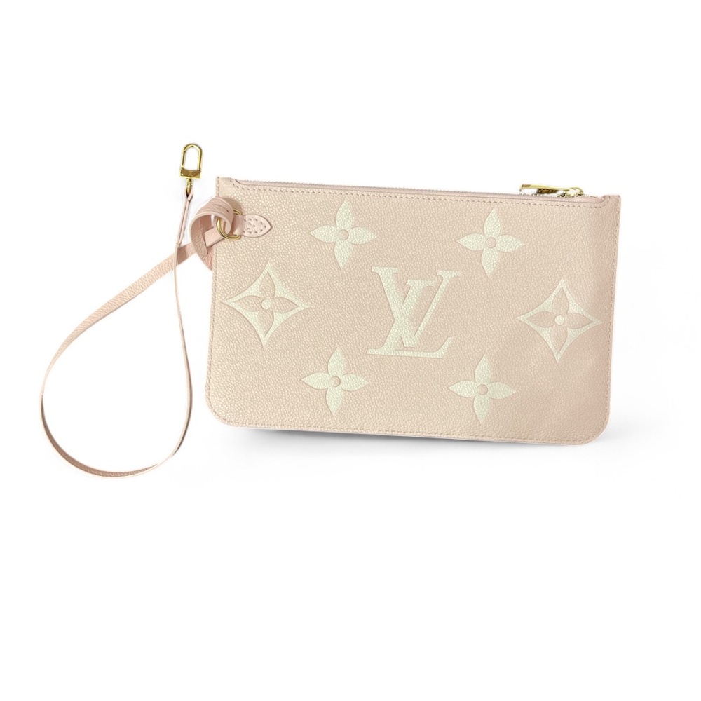 Louis Vuitton Neverfull MM Bicolor Monogram Empreinte Leather pink/cream - Picture 3 of 5